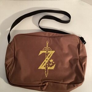 Zelda Breath Of the Wild Nintendo Messenger Bag CultureFly Brown